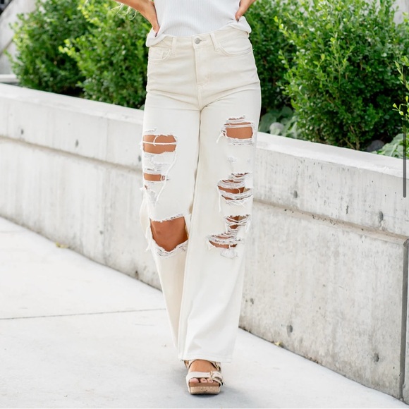 Vervet by Flying Monkey Jeans Upon A Midnight Clear 90s Vintage Dad Jeans Sz 25 - Picture 1 of 15